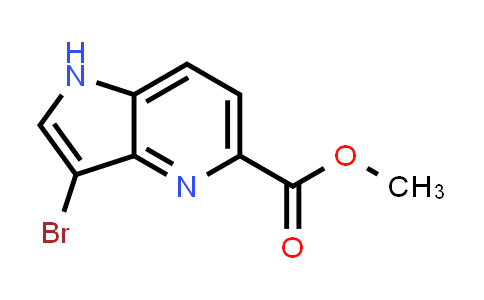 CAS No. 1190318-72-9, Methyl 3-bromo-1H-pyrrolo[3,2-b]pyridine-5-carboxylate