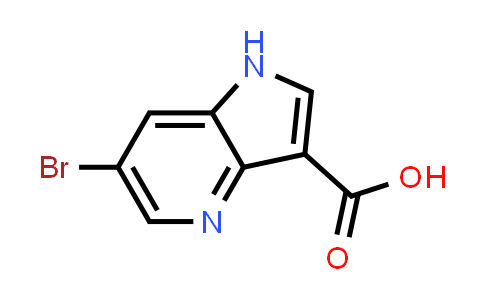 CAS No. 1190319-56-2, 6-Bromo-1H-pyrrolo[3,2-b]pyridine-3-carboxylic acid