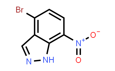 CAS No. 1190319-86-8, 4-Bromo-7-nitro-1H-indazole