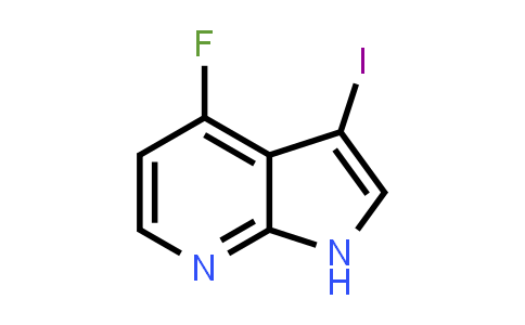 CAS No. 1190320-05-8, 4-Fluoro-3-iodo-1H-pyrrolo[2,3-b]pyridine