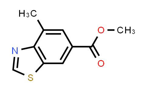 CAS No. 1190320-40-1, Methyl 4-methylbenzo[d]thiazole-6-carboxylate