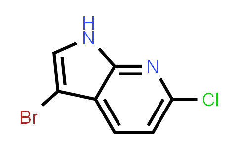 CAS No. 1190321-08-4, 3-Bromo-6-chloro-1H-pyrrolo[2,3-b]pyridine