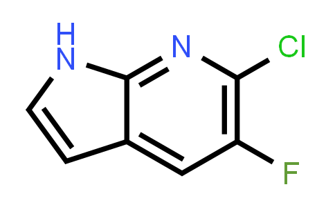 CAS No. 1190321-96-0, 6-Chloro-5-fluoro-1H-pyrrolo[2,3-b]pyridine