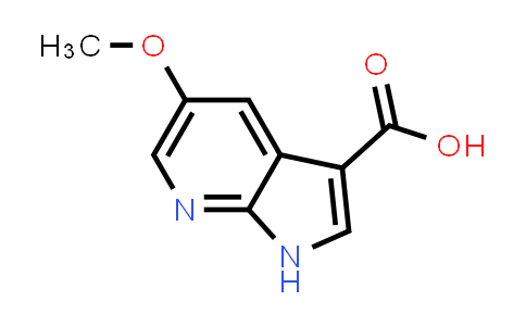 CAS No. 1190322-23-6, 5-Methoxy-1H-pyrrolo[2,3-b]pyridine-3-carboxylic acid
