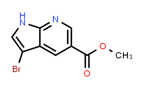 CAS No. 1190322-65-6, Methyl 3-bromo-1H-pyrrolo[2,3-b]pyridine-5-carboxylate
