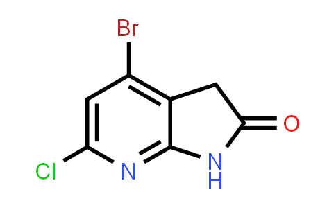 CAS No. 1190322-92-9, 4-Bromo-6-chloro-1H,2H,3H-pyrrolo[2,3-b]pyridin-2-one
