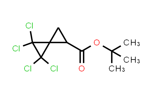 CAS No. 119060-44-5, tert-Butyl 4,4,5,5-tetrachlorospiro[2.2]pentane-1-carboxylate
