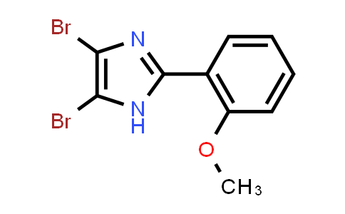 CAS No. 1190627-25-8, 4,5-Dibromo-2-(2-methoxyphenyl)-1H-imidazole