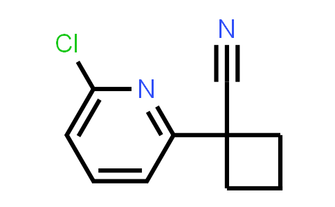 CAS No. 1190644-32-6, 1-(6-Chloropyridin-2-yl)cyclobutane-1-carbonitrile