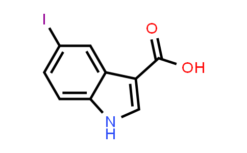 CAS No. 1190847-04-1, 5-Iodo-1H-indole-3-carboxylic acid