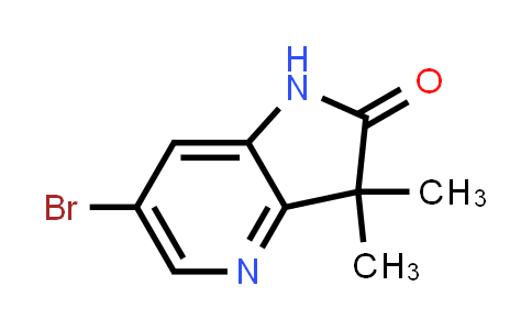 CAS No. 1190862-33-9, 6-Bromo-3,3-dimethyl-1H,2H,3H-pyrrolo[3,2-b]pyridin-2-one