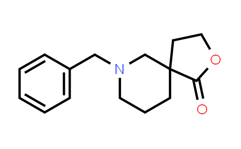 CAS No. 119102-81-7, 2-Oxa-7-azaspiro[4.5]decan-1-one, 7-(phenylmethyl)-