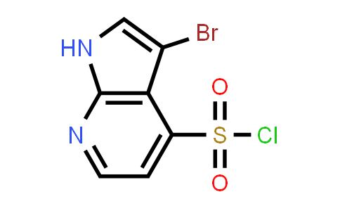 CAS No. 1191028-75-7, 1H-Pyrrolo[2,3-b]pyridine-4-sulfonyl chloride, 3-bromo-