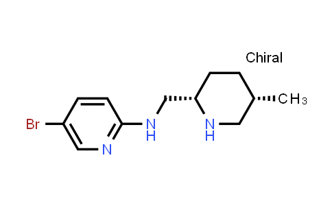 CAS No. 1191044-59-3, 5-Bromo-N-(((2S,5S)-5-methylpiperidin-2-yl)methyl)pyridin-2-amine