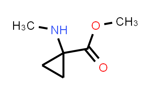 CAS No. 119111-66-9, Cyclopropanecarboxylic acid, 1-(methylamino)-, methyl ester