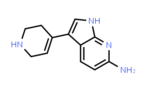 CAS No. 1191583-57-9, 1H-Pyrrolo[2,3-b]pyridin-6-amine, 3-(1,2,3,6-tetrahydro-4-pyridinyl)-