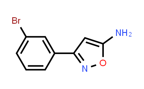 CAS No. 119162-52-6, 3-(3-Bromophenyl)isoxazol-5-amine