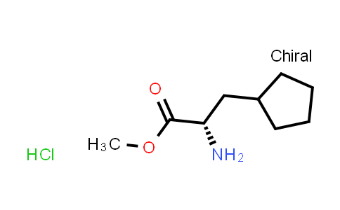 CAS No. 1191996-99-2, (S)-Methyl 2-amino-3-cyclopentylpropanoate hydrochloride