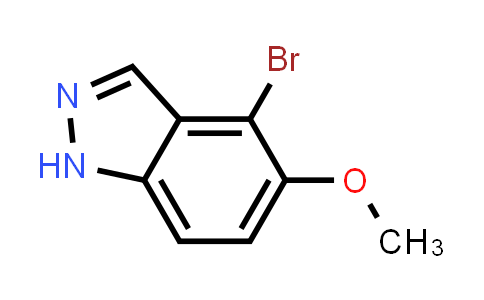 CAS No. 1192004-62-8, 4-Bromo-5-methoxy-1H-indazole