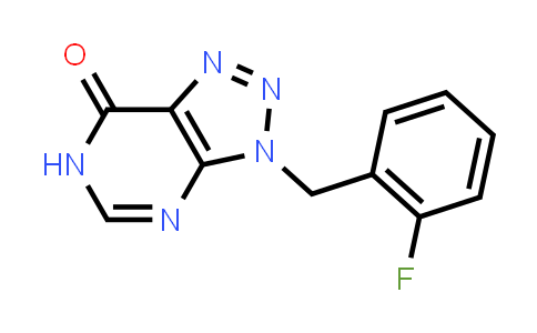 CAS No. 119222-30-9, 3-(2-Fluorobenzyl)-3,6-dihydro-7H-[1,2,3]triazolo[4,5-d]pyrimidin-7-one