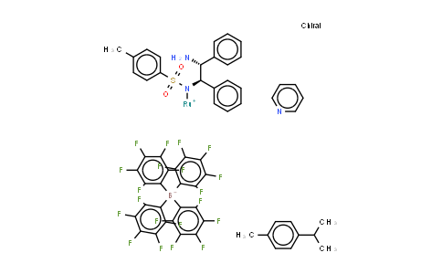 CAS No. 1192483-19-4, {[(1R,2R)-2-Amino-1,2-diphenylethyl](4-toluenesulfonyl)amido}(p-cymene)(pyridine)ruthenium(II) tetrakis(pentafluorophenyl)borate