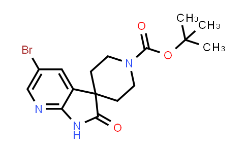 CAS No. 1192834-16-4, tert-Butyl 5'-bromo-2'-oxo-1',2'-dihydrospiro[piperidine-4,3'-pyrrolo[2,3-b]pyridine]-1-carboxylate