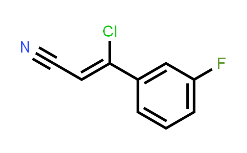 CAS No. 1192875-03-8, (Z)-3-chloro-3-(3-fluorophenyl)acrylonitrile