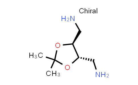 CAS No. 119322-88-2, (4S,5S)-2,2-Dimethyl-1,3-dioxolane-4,5-dimethanamine