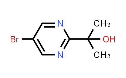 CAS No. 1193244-89-1, 2-(5-Bromopyrimidin-2-yl)propan-2-ol