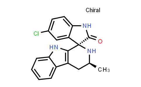CAS No. 1193314-21-4, Spiro[3H-indole-3,1'-[1H]pyrido[3,4-b]indol]-2(1H)-one, 5-chloro-2',3',4',9'-tetrahydro-3'-methyl-, (1'R,3'S)-
