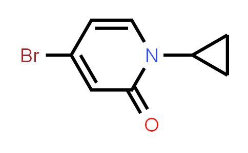 CAS No. 1193334-86-9, 4-Bromo-1-cyclopropylpyridin-2(1H)-one