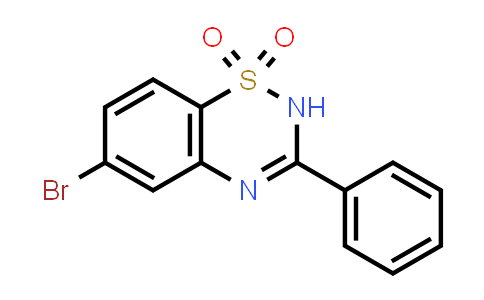 CAS No. 1193389-22-8, 6-Bromo-3-phenyl-2H-benzo[e][1,2,4]thiadiazine 1,1-dioxide