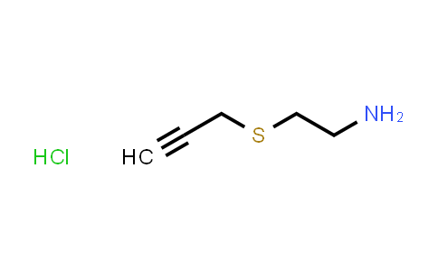 CAS No. 119340-91-9, 2-(Prop-2-yn-1-ylsulfanyl)ethan-1-amine hydrochloride