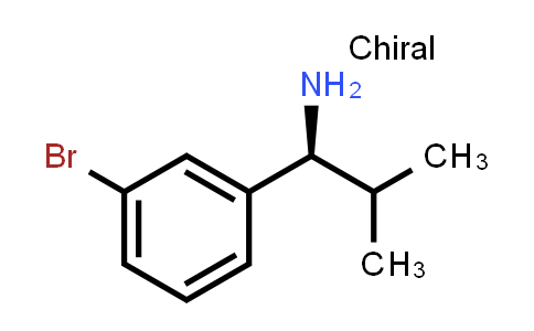 CAS No. 1194055-94-1, (S)-1-(3-bromophenyl)-2-methylpropan-1-amine