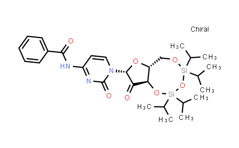 CAS No. 119411-03-9, N-(2-oxo-1-((6aR,8R,9aR)-2,2,4,4-tetraisopropyl-9-oxotetrahydro-6H-furo[3,2-f][1,3,5,2,4]trioxadisilocin-8-yl)-1,2-dihydropyrimidin-4-yl)benzamide