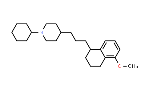 CAS No. 1194372-99-0, 1-Cyclohexyl-4-(3-(5-methoxy-1,2,3,4-tetrahydronaphthalen-1-yl)propyl)piperidine