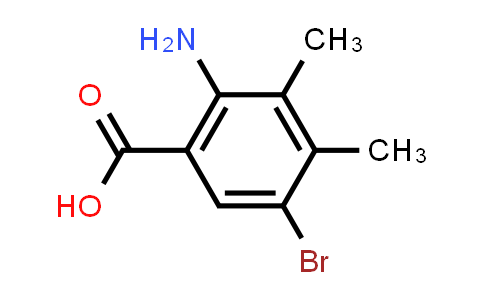 CAS No. 1194709-31-3, 2-Amino-5-bromo-3,4-dimethylbenzoic acid