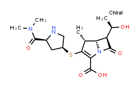 CAS No. 119478-56-7, Meropenem (trihydrate)