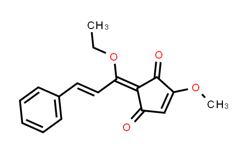 CAS No. 1195233-59-0, 4-Cyclopentene-1,3-dione, 2-[(2E)-1-ethoxy-3-phenyl-2-propen-1-ylidene]-4-methoxy-, (2Z)-