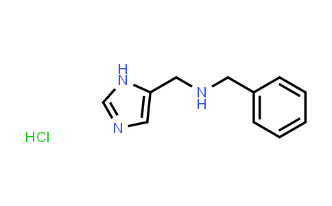 CAS No. 1195577-03-7, N-((1H-Imidazol-5-yl)methyl)-1-phenylmethanamine hydrochloride
