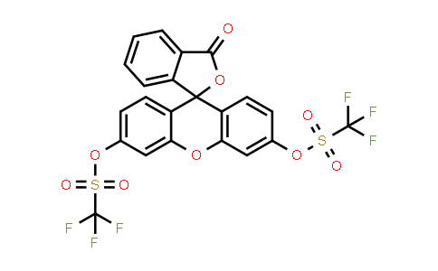 CAS No. 1195931-66-8, 3-Oxo-3H-spiro[isobenzofuran-1,9'-xanthene]-3',6'-diyl bis(trifluoromethanesulfonate)