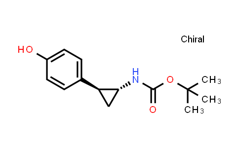MC510502 | 1196053-06-1 | tert-Butyl N-[(1R,2S)-rel-2-(4-hydroxyphenyl)cyclopropyl]carbamate