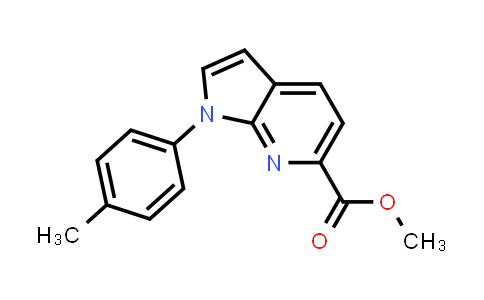 CAS No. 1196079-68-1, 1H-Pyrrolo[2,3-b]pyridine-6-carboxylic acid, 1-(4-methylphenyl)-, methyl ester