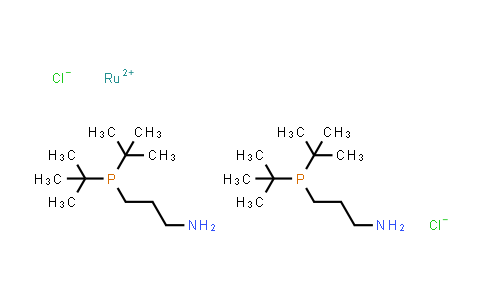 CAS No. 1196147-60-0, Dichlorobis[3-(di-t-butylphosphino)propylamine]ruthenium(II)