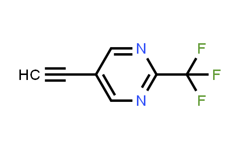 CAS No. 1196153-54-4, 5-Ethynyl-2-(trifluoromethyl)pyrimidine