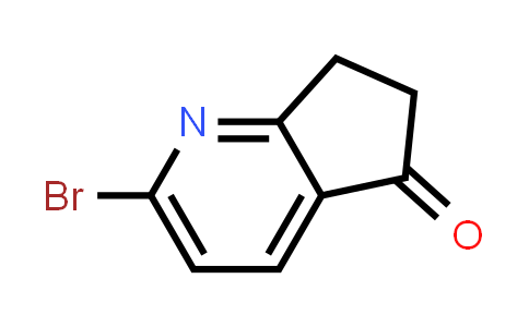 CAS No. 1196154-12-7, 2-Bromo-6,7-dihydro-5H-cyclopenta[b]pyridin-5-one