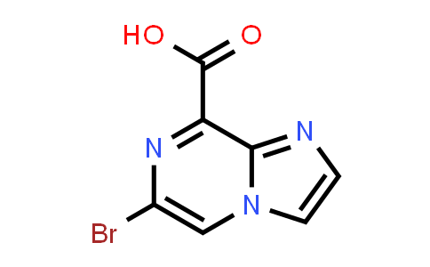 CAS No. 1196154-13-8, 6-Bromoimidazo[1,2-a]pyrazine-8-carboxylic acid