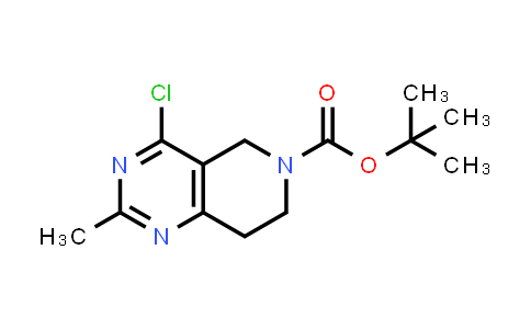 CAS No. 1196156-04-3, tert-Butyl 4-chloro-2-methyl-7,8-dihydropyrido[4,3-d]pyrimidine-6(5H)-carboxylate