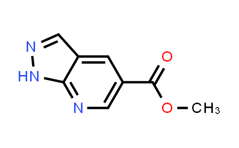 CAS No. 1196156-42-9, Methyl 1H-pyrazolo[3,4-b]pyridine-5-carboxylate