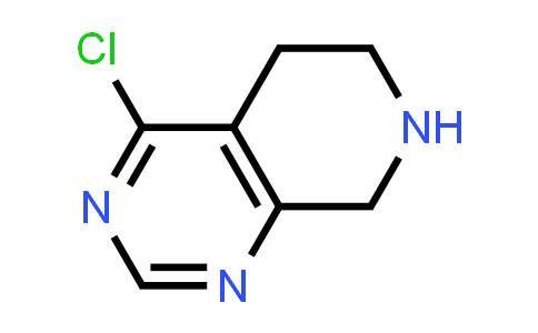 CAS No. 1196157-06-8, 4-Chloro-5,6,7,8-tetrahydropyrido[3,4-d]pyrimidine